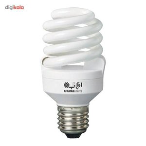 لامپ کم مصرف 18 وات افراتاب مدل 18FSP/E27 Afratab 18FSP/E27 18W Compact Fluorescent Lam