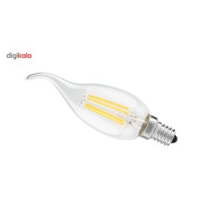 لامپ ال ای دی فیلامنت 4 وات دلتا مدل اشکی پایه E14 Delta 4W LED Filament Candle Lamp E14